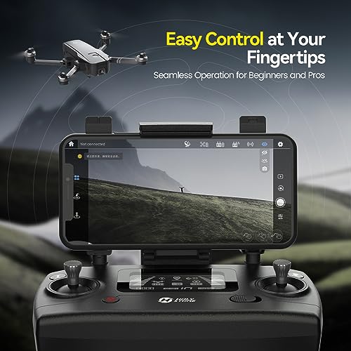 4K UHD GPS Drone with Camera, 52 Minutes Flight Time, Foldable Quadcopter with Brushless Motor R918