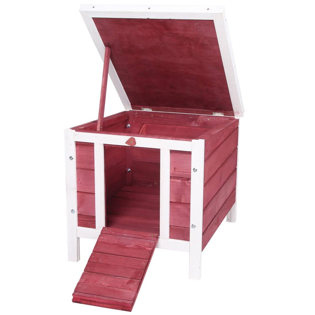 Raised Wooden Pet House Q63648