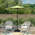 9ft Patio Umbrella with Crank and Tilt Red O50901