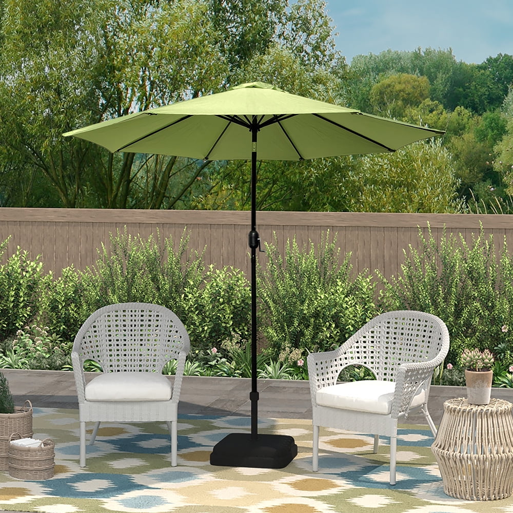 9ft Patio Umbrella with Crank and Tilt Red O50901