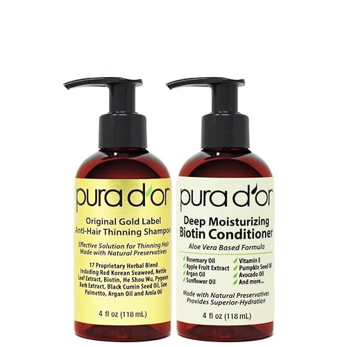 Anti-Thinning Biotin Shampoo & Moisturizing Conditioner Set 16oz x2 O85101