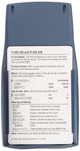30XIIS TKT Calculator Teachers Kit H2757
