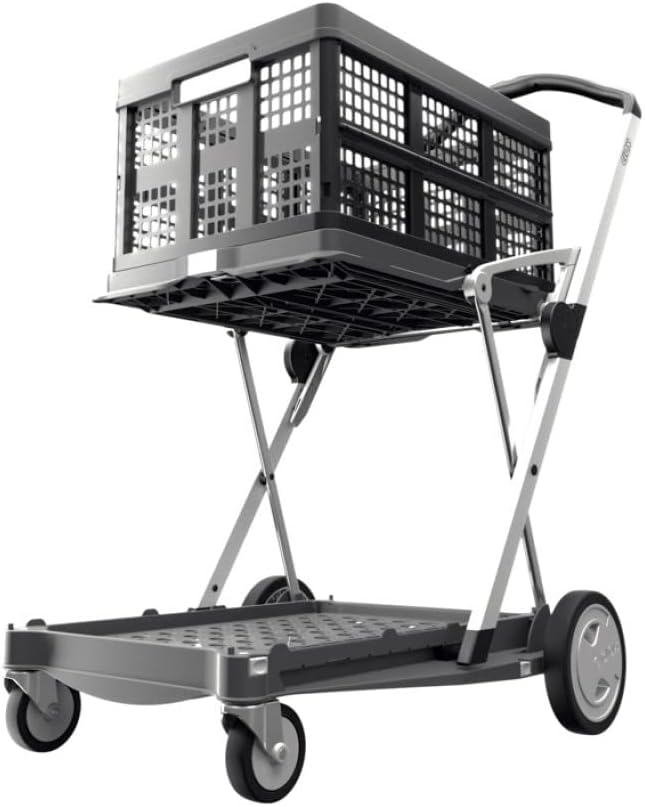 Pink Collapsible Folding Trolley Cart Q9950