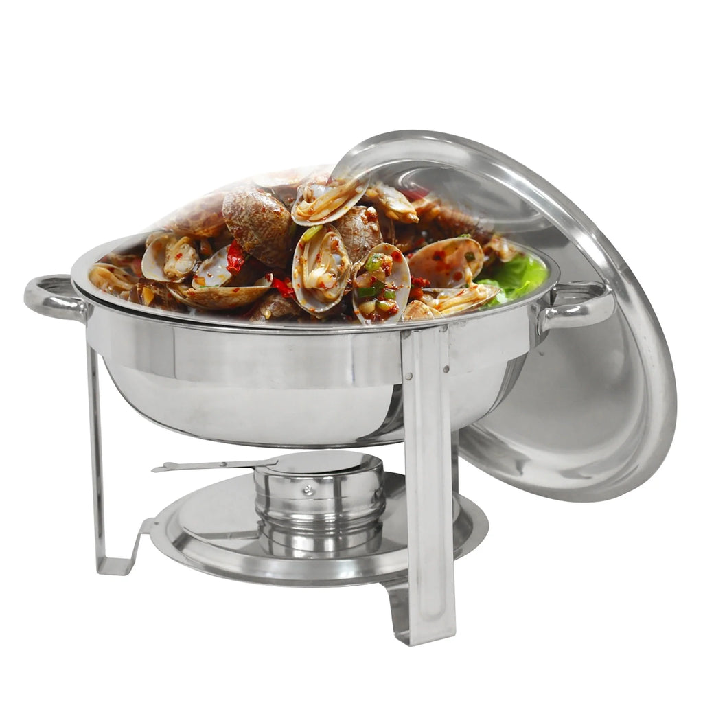 2 Rectangular + 2 Round Chafing Dishes Set H899