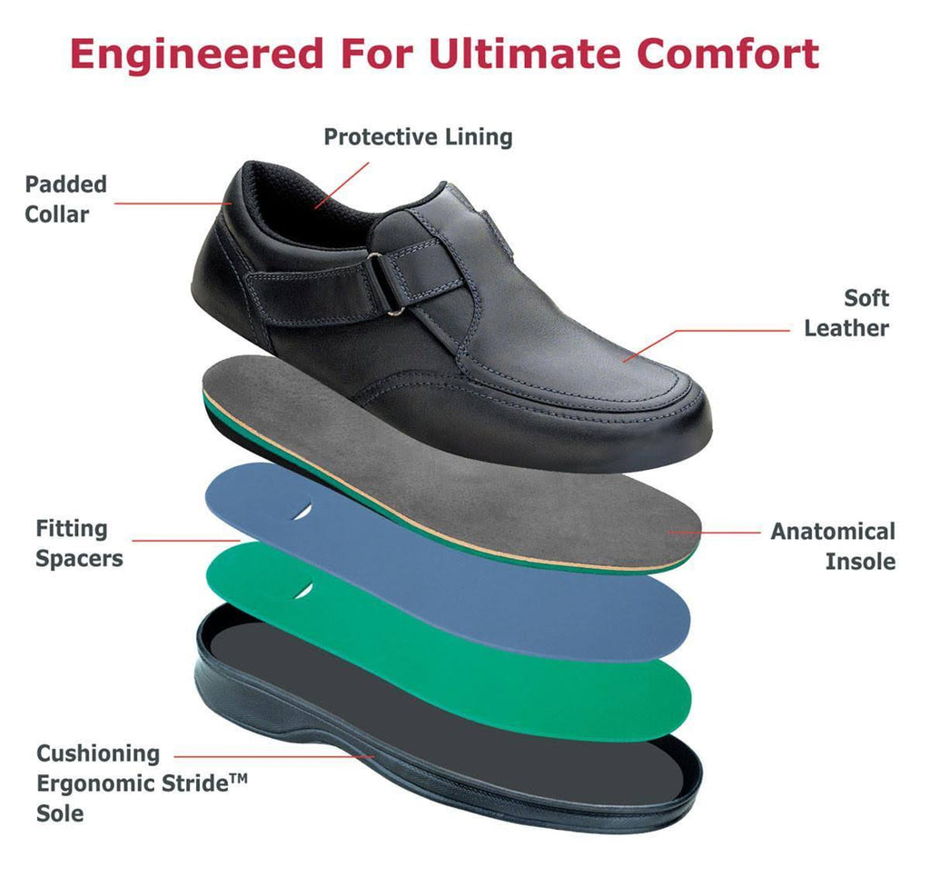 Black Leather Men's Shoes G213166