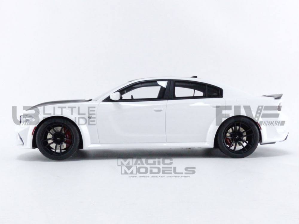 White 1/18 Dodge Charger SRT J44354