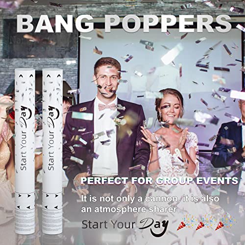 Christmas Confetti Poppers 4 Pack V361