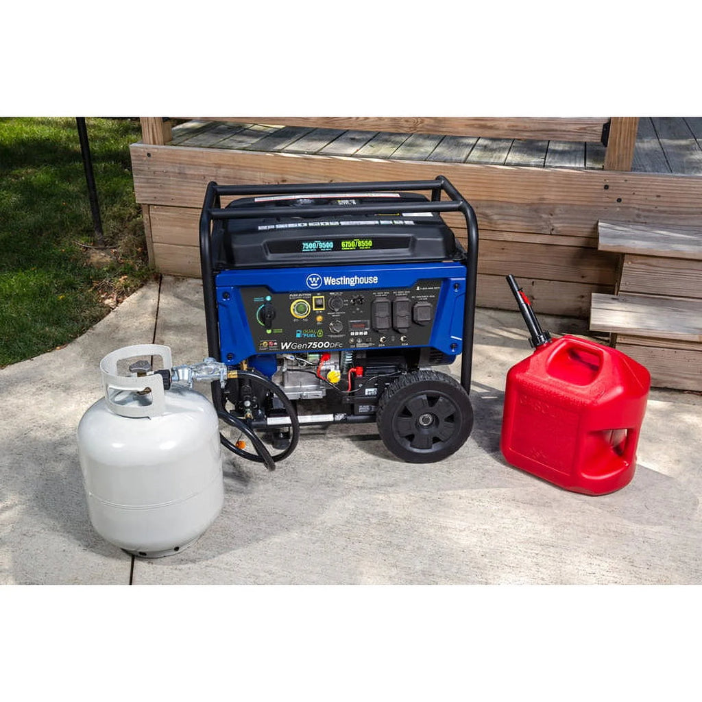 9500 Peak Watt Dual Fuel Portable Generator U2147