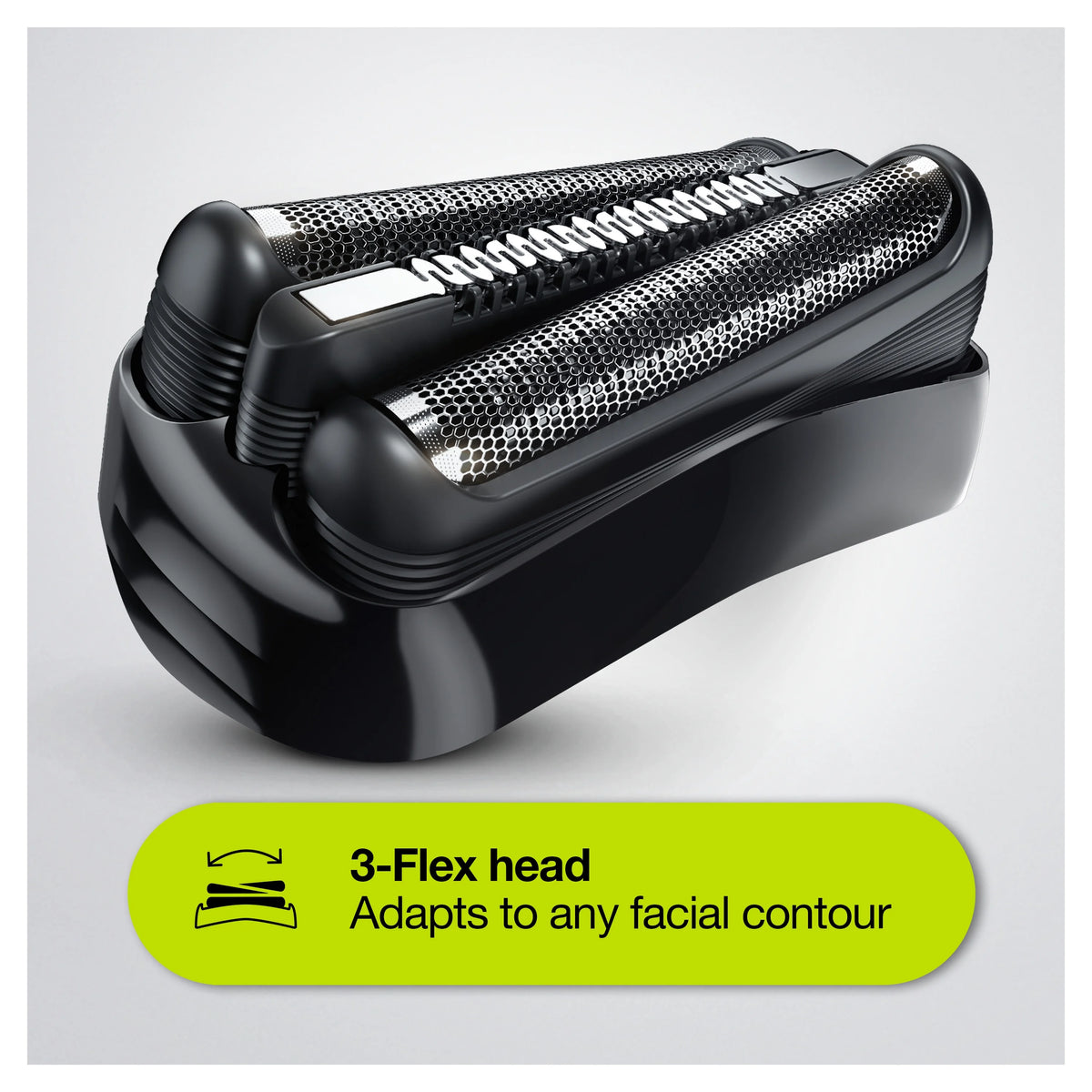 Black Rechargeable Electric Shaver J1595