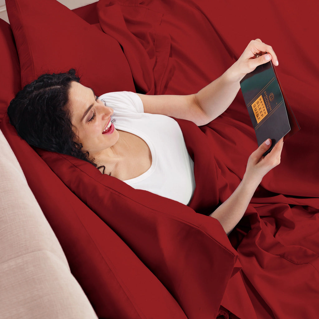 King 6pc Microfiber Extra Deep Pocket Sheet Set D111752