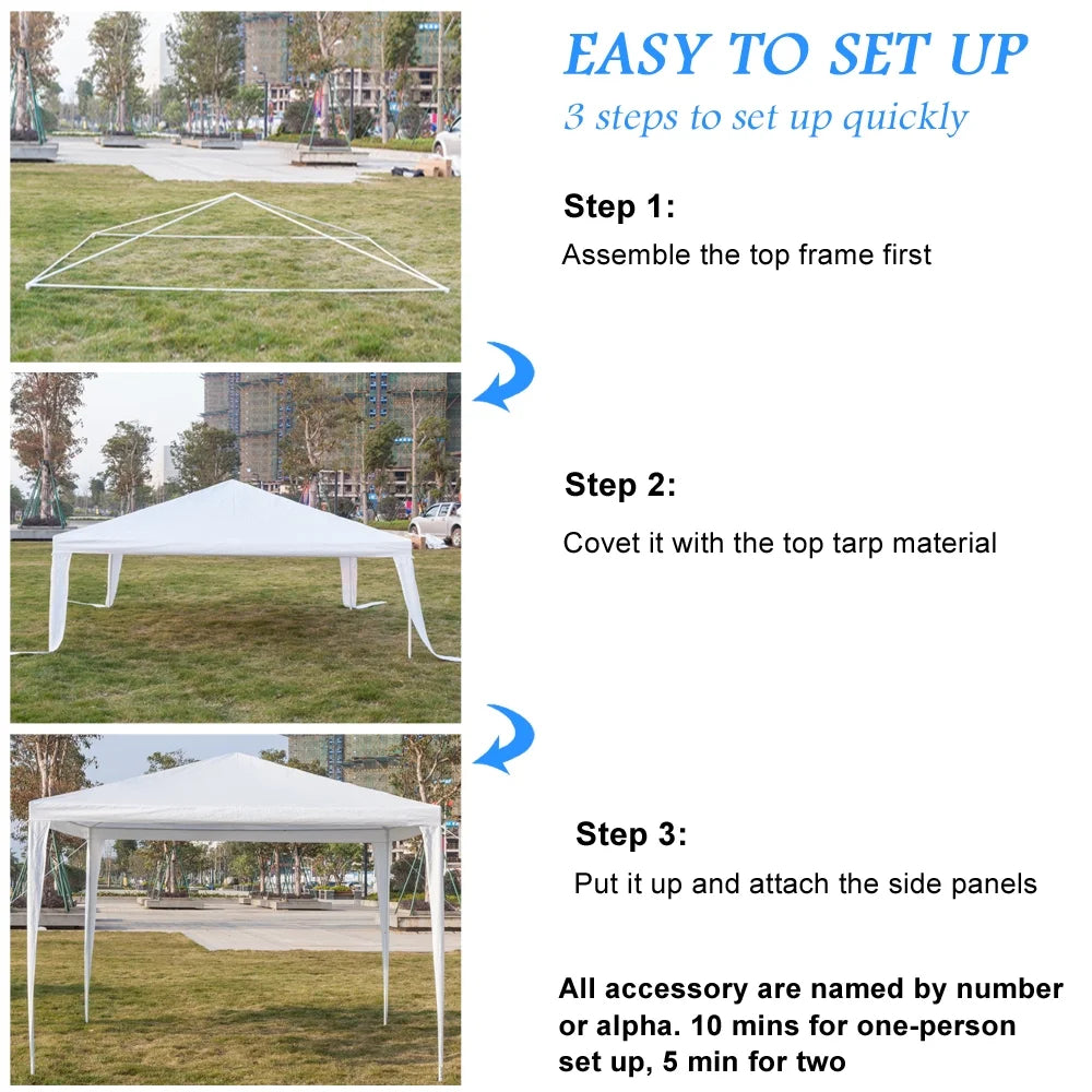 10' x 10' Waterproof Folding Canopy Tent G845987
