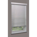 Cordless Faux Wood Blind, White, 21x22w x 52 W42047