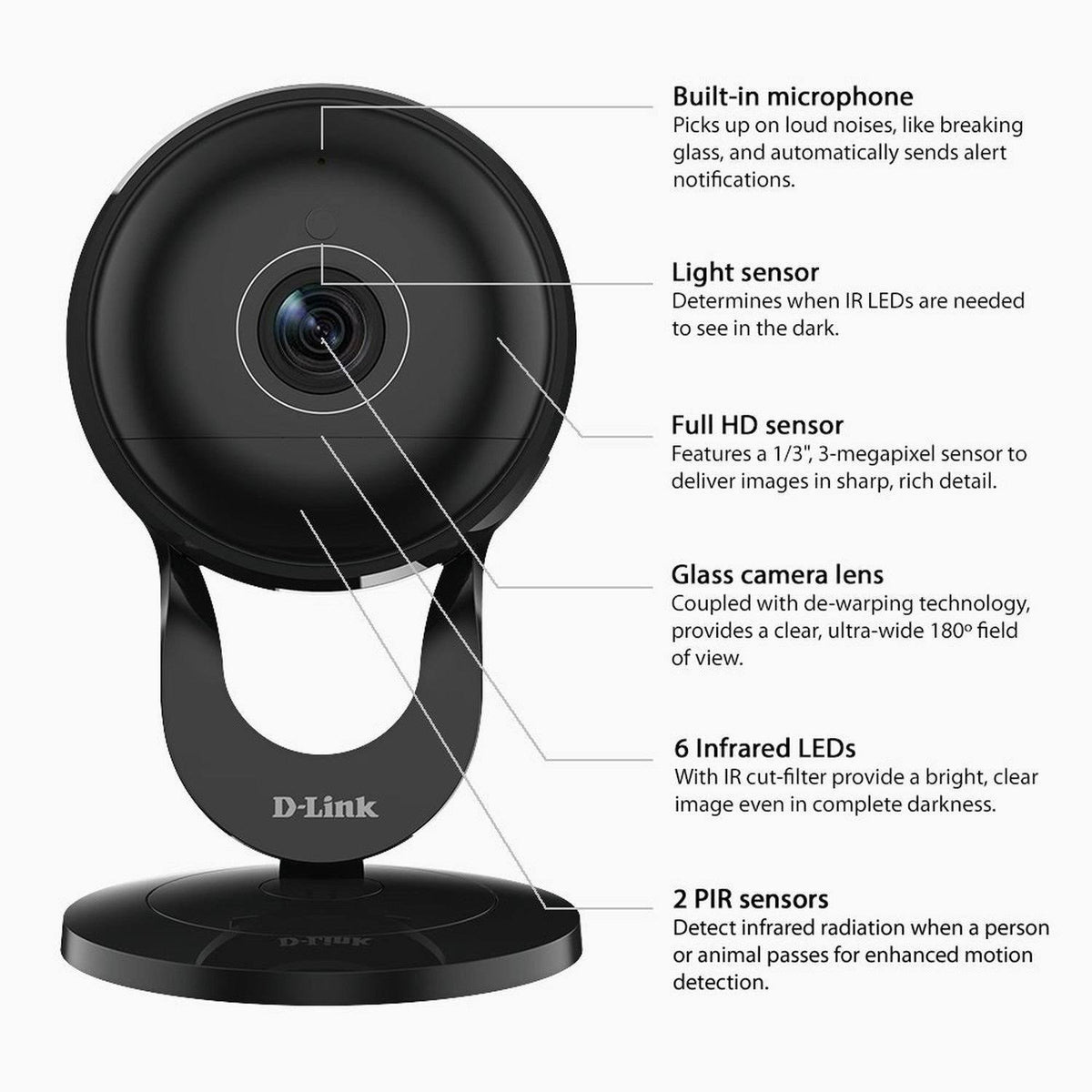 Full HD 180-Degree Wi-Fi Camera C756