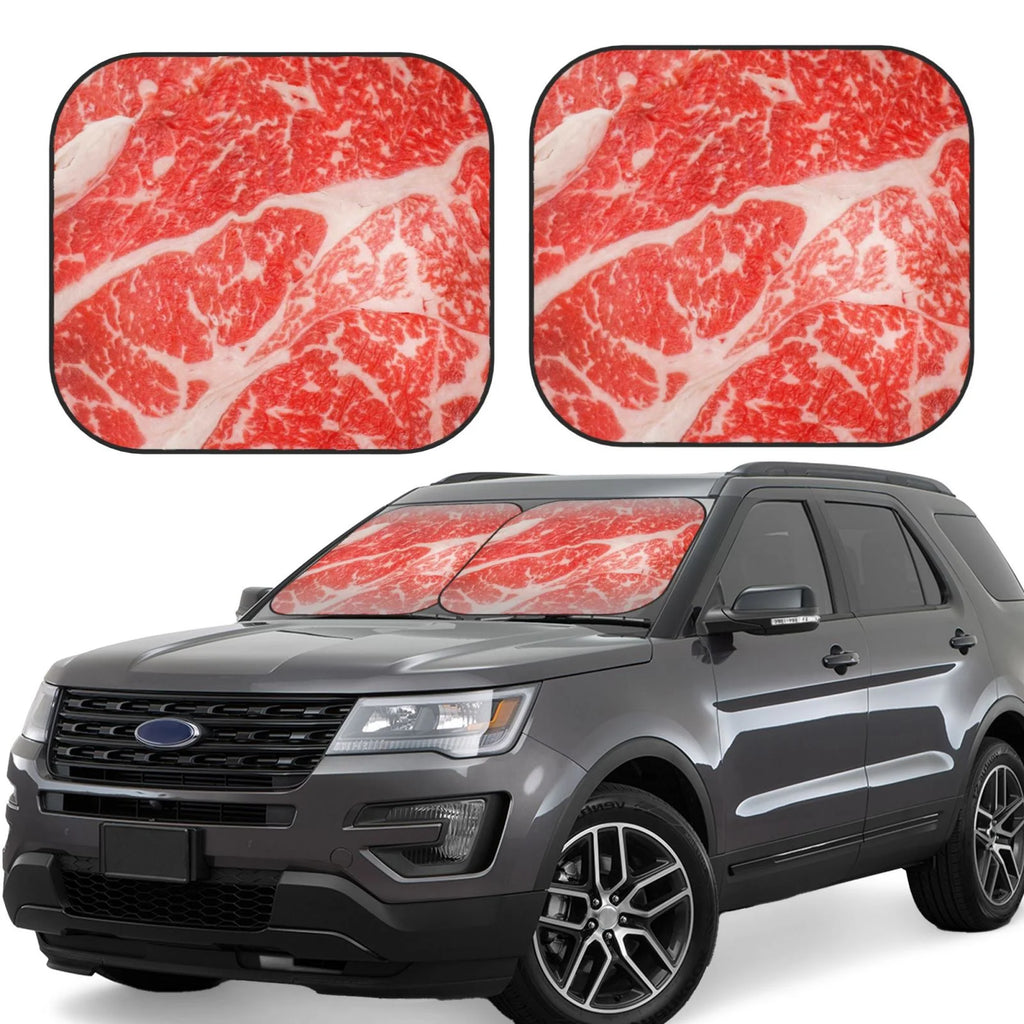 2 Piece Foldable Car Sun Shade Windshield H769997