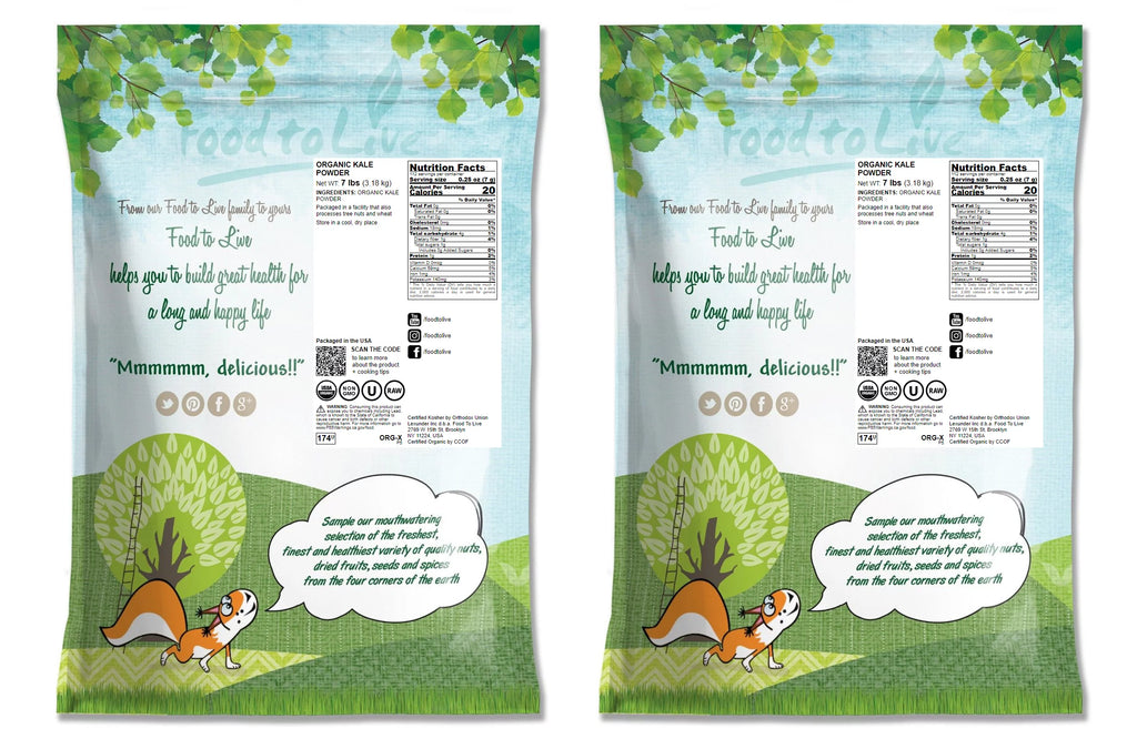 Organic Kale Powder, 14 Pounds L419