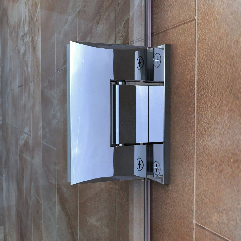 Chrome Hinged Shower Enclosure D1130