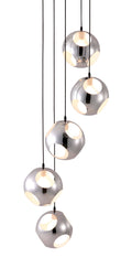 Chrome Meteor Shower Ceiling Lamp I48473