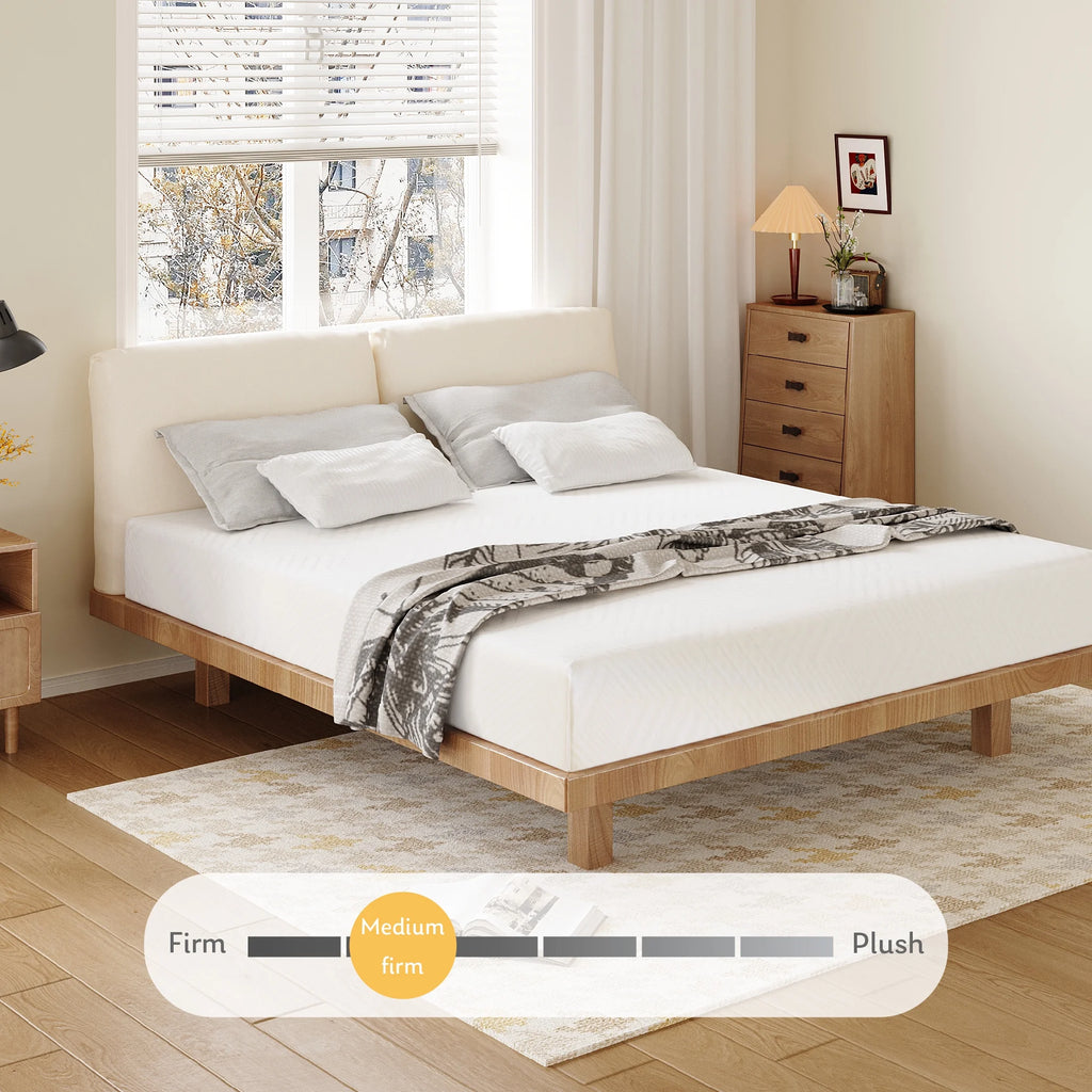 White Twin 6 inch Memory Foam Mattress F4576