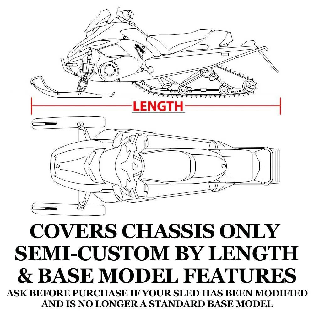 Trailerable 600 Denier Snowmobile Cover O869142