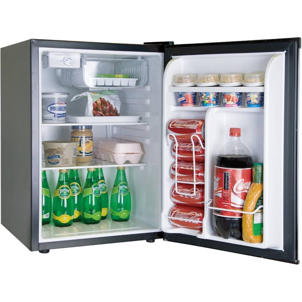 Stainless Steel Single Door Mini Fridge Y29756