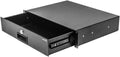 2U Black Rack Mount Drawer with Lock and Key A457