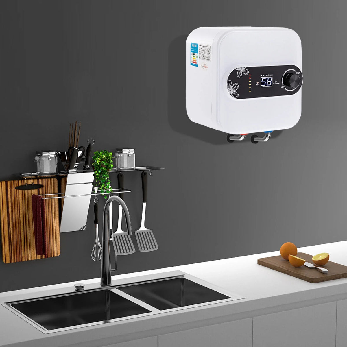 8L Electric Water Heater Under Sink Q624