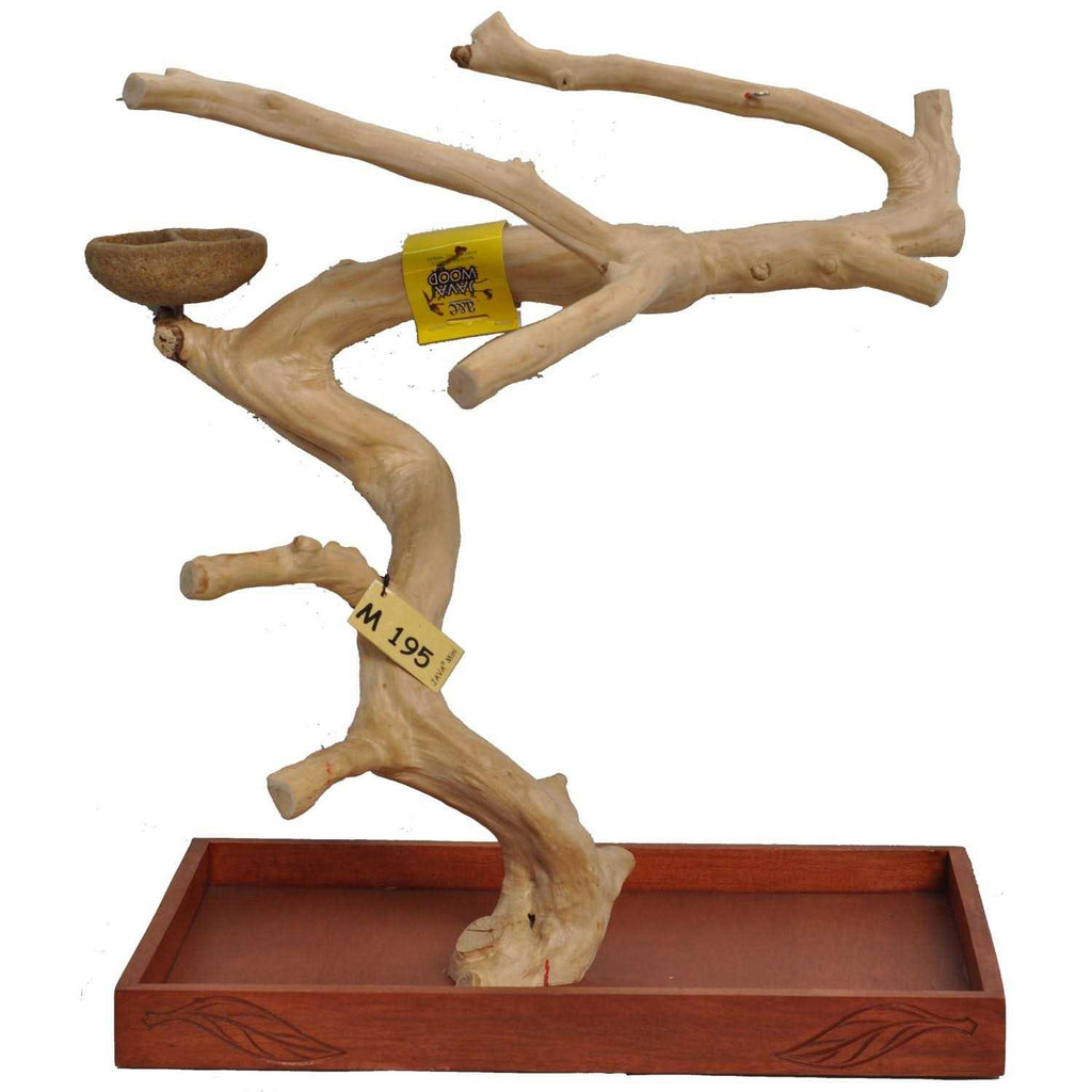 Medium Java Wood Table Top Play Stand K522