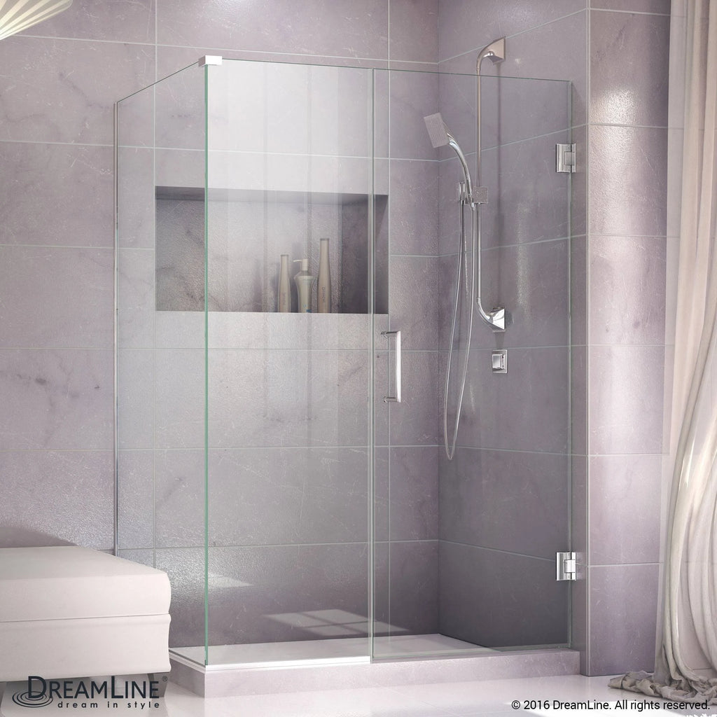 Chrome Hinged Shower Enclosure D1130