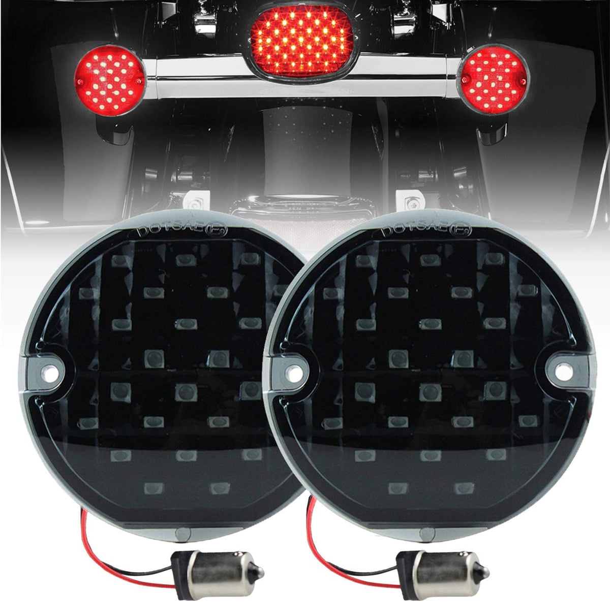 3 1/4" Amber LED Turn Signal Kit Pack of 2 G309