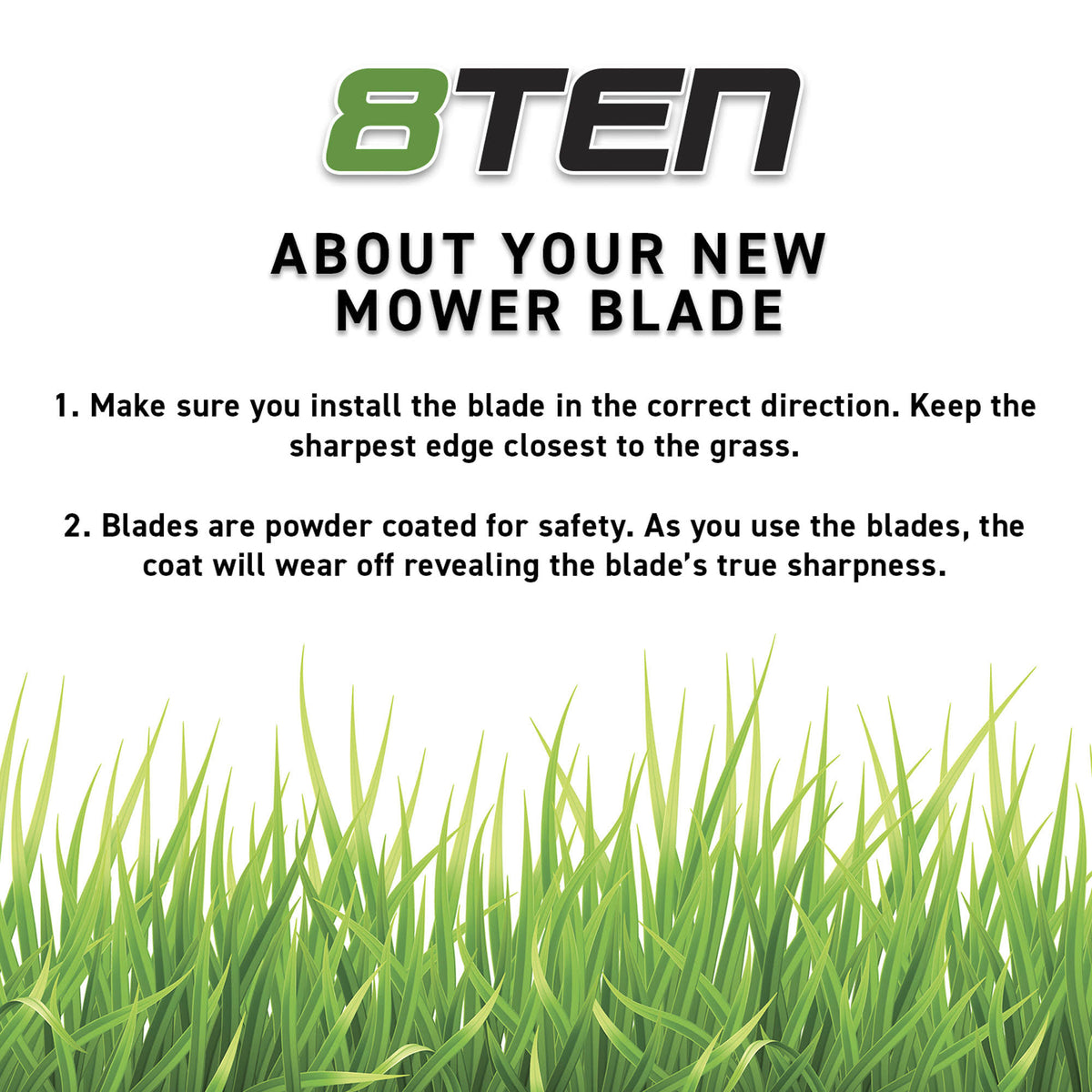 6 Pack Toothed Mulching Blade N6414