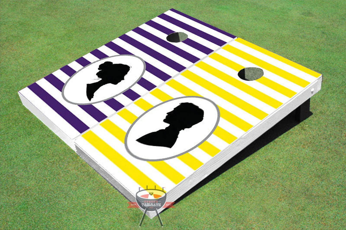 Striped Pattern Cornhole Boards I82577