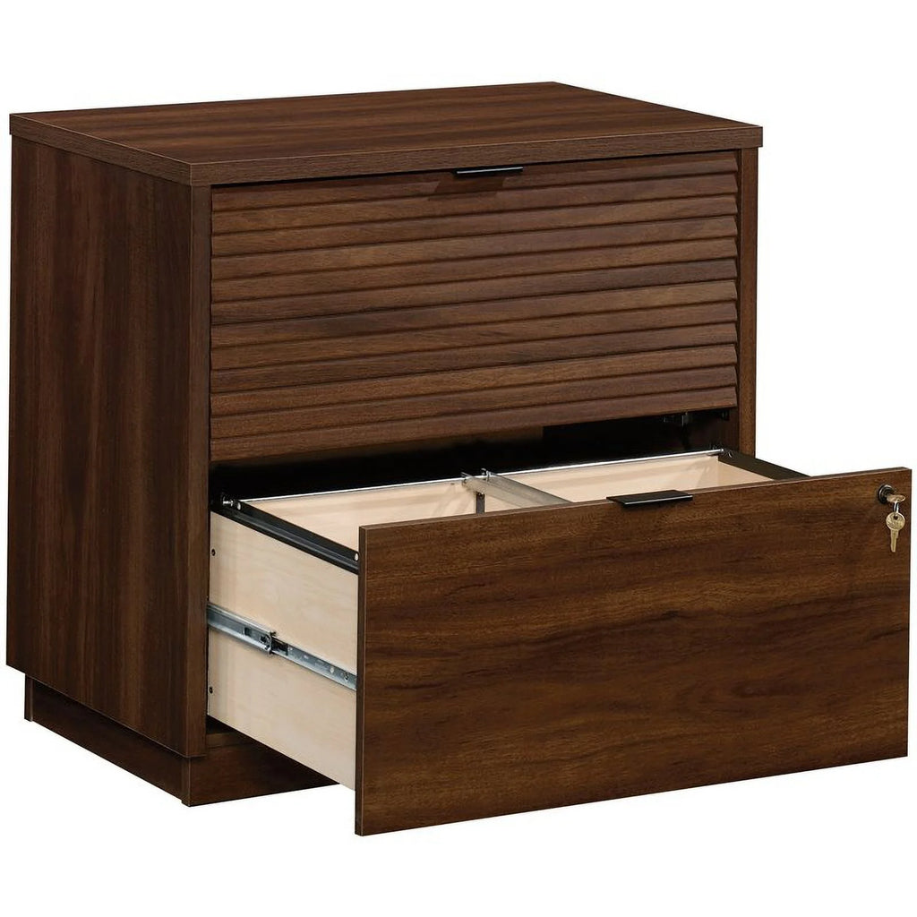 60" Credenza Desk & 2-Drawer Lateral File Cabinet A8105