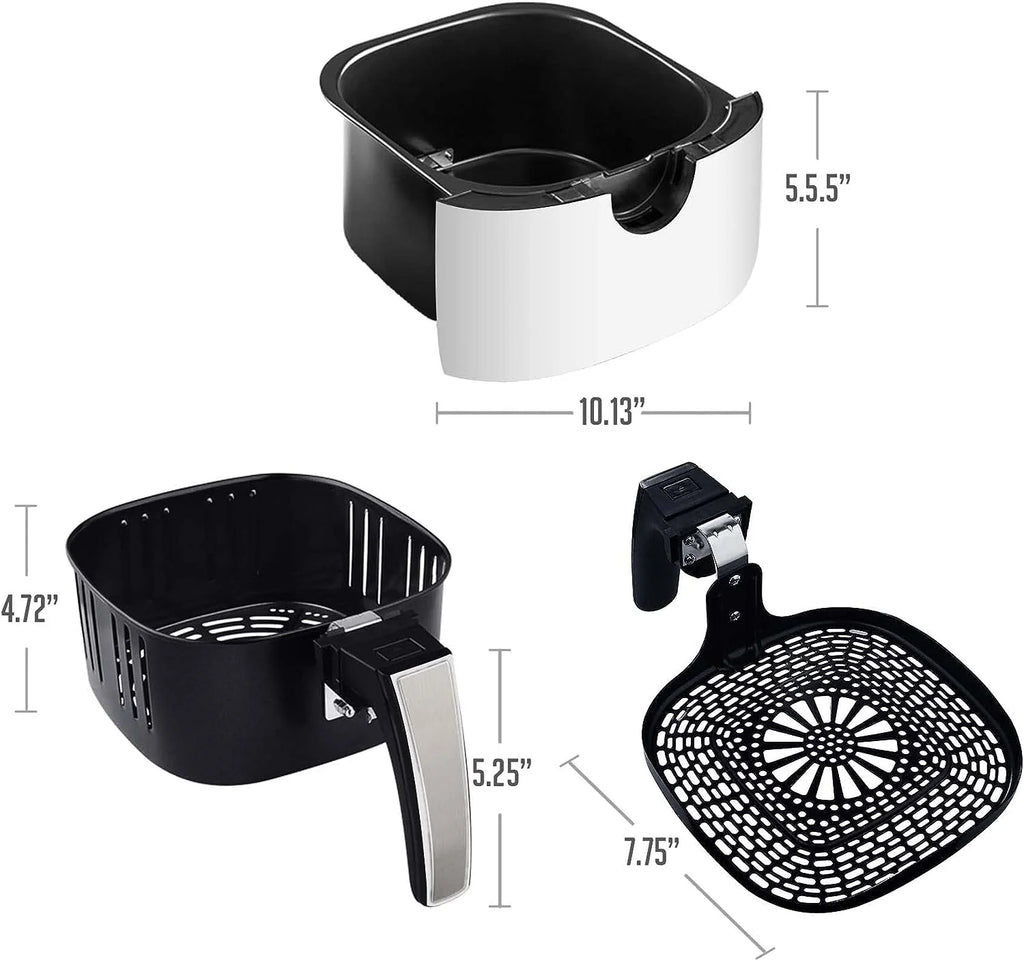 3.2 Qt Compact Non-Stick Air Fryer X5108
