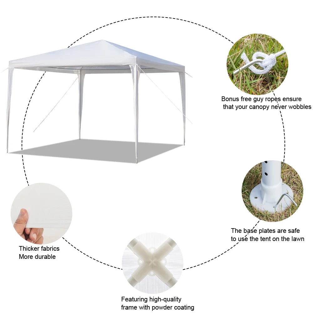 10' x 10' Waterproof Folding Canopy Tent G845987
