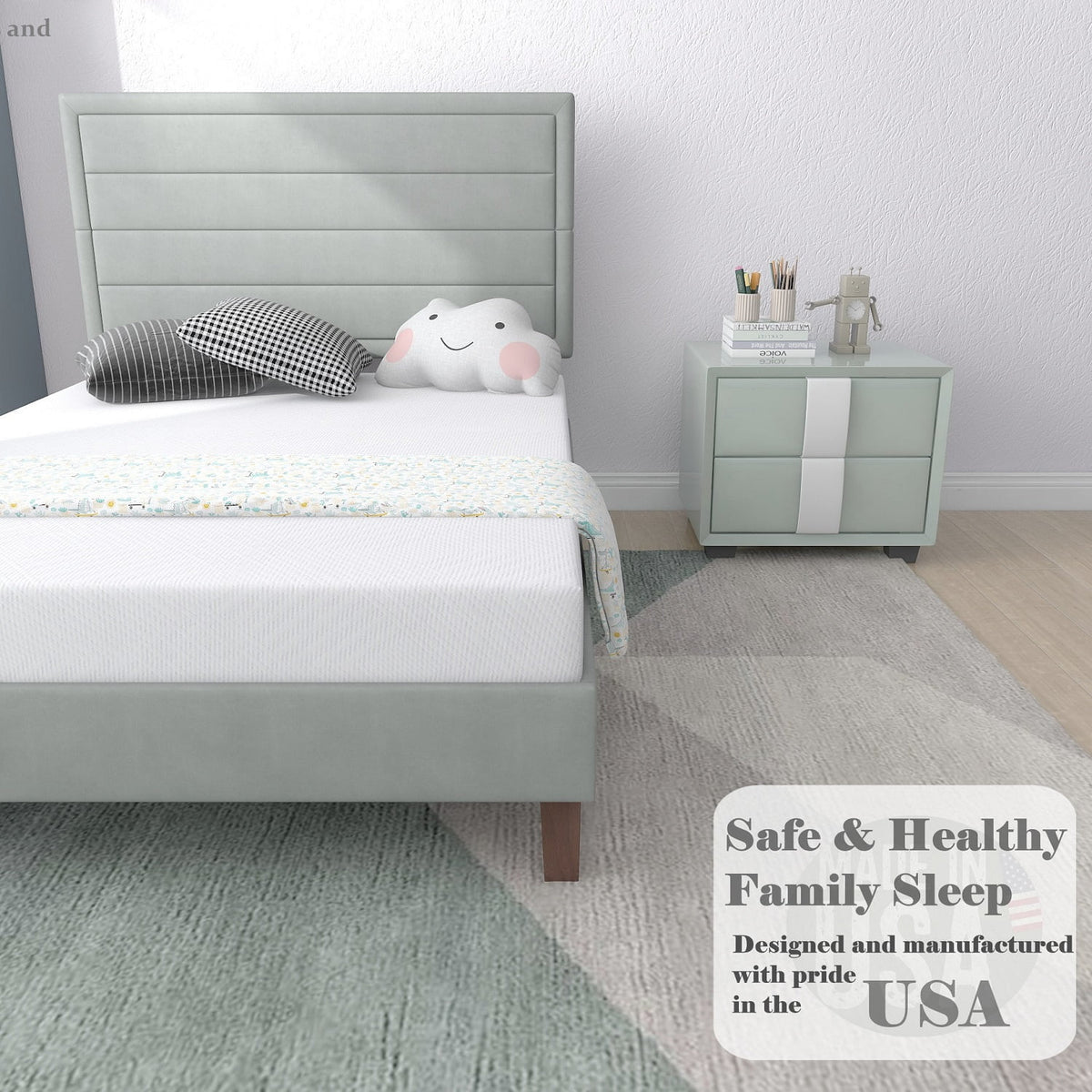 6 inch Medium Firm Memory Foam Mattress P68388