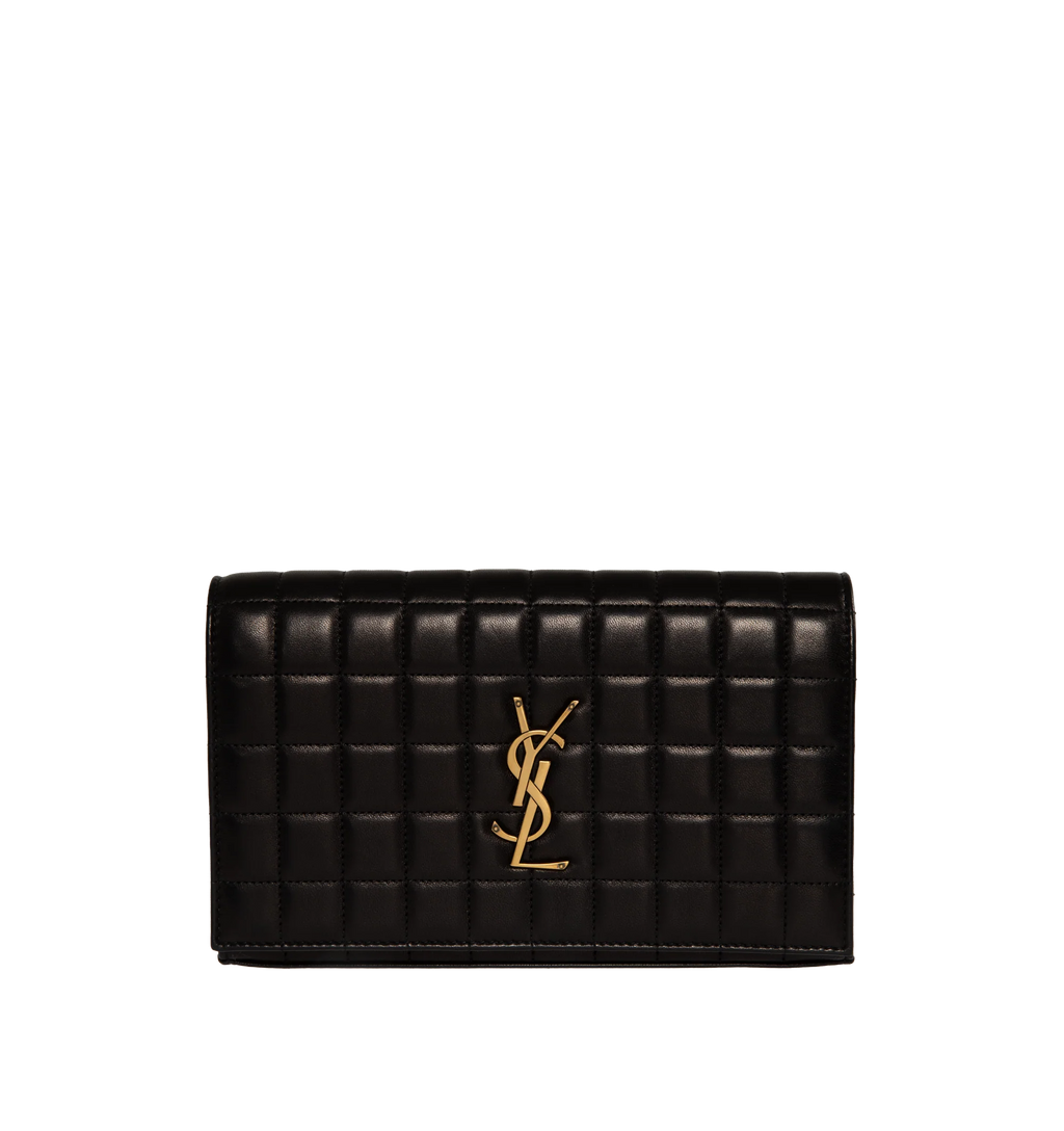 Quilted Chain Wallet P3492