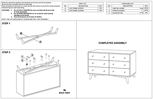 6-Drawer Solid Wood Dresser U656592