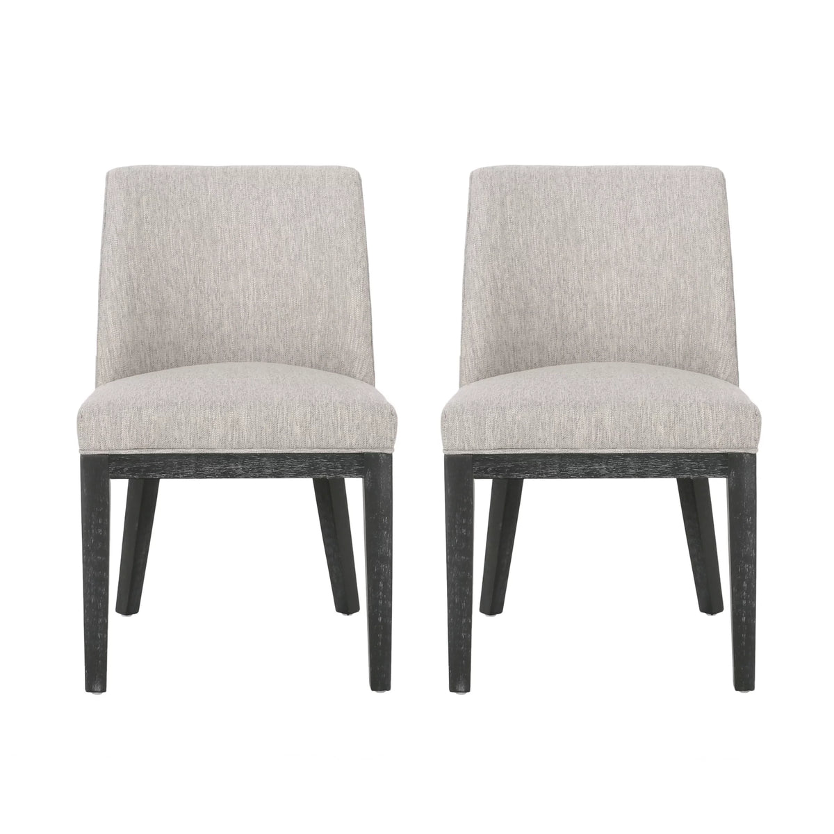 Fabric Upholstered Wood Dining Chairs, Set of 2 Y6647