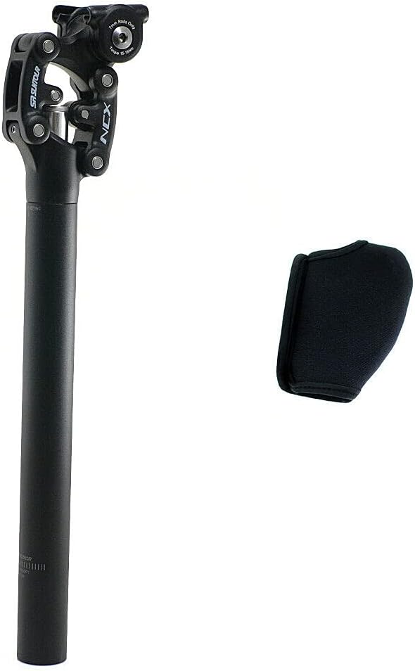 Suspension Seat Post 31.6X350mm Black L164