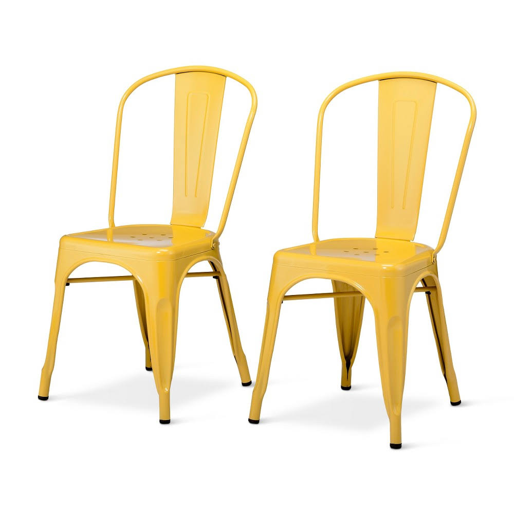 Black High Back Dining Chair Set of 2 Z653208