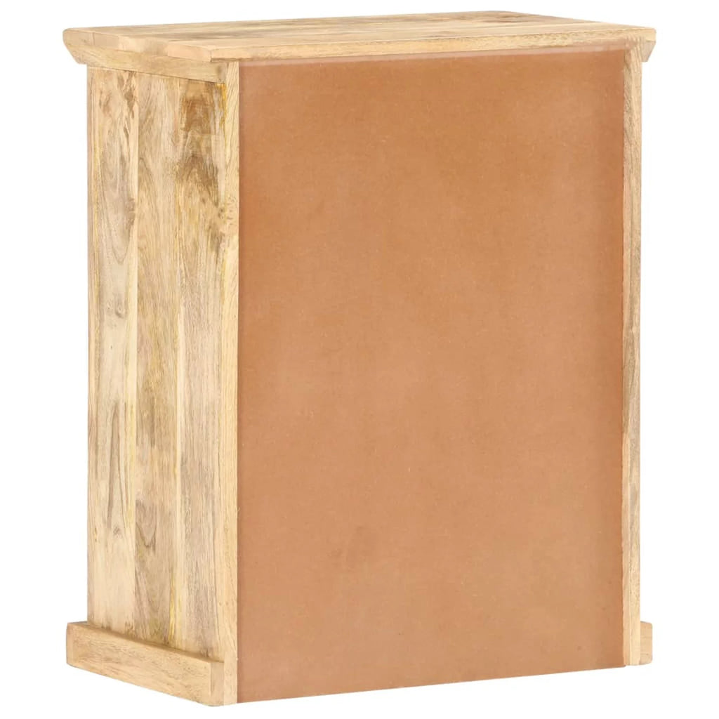 Solid Mango Wood Sideboard with Steel Doors I5000