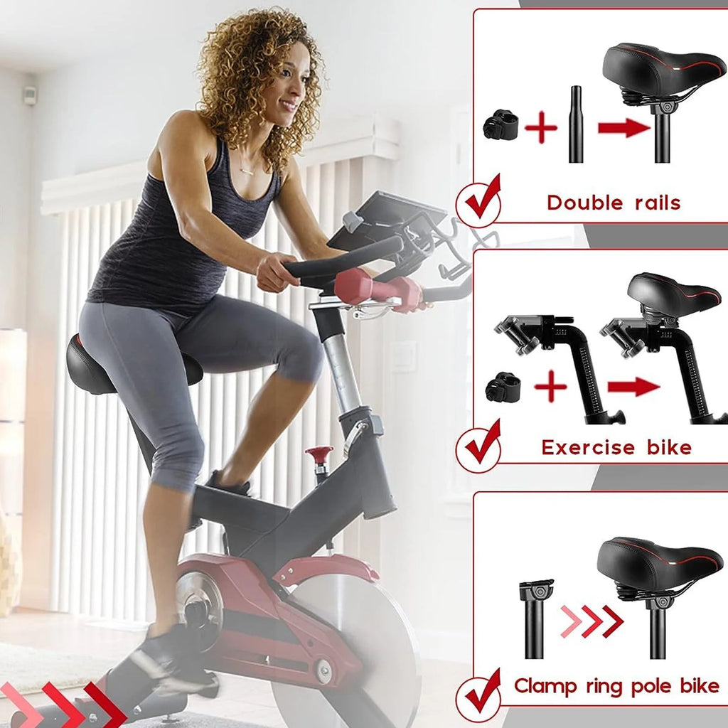 Breathable Bike Seat with Absorbing Ball N471854