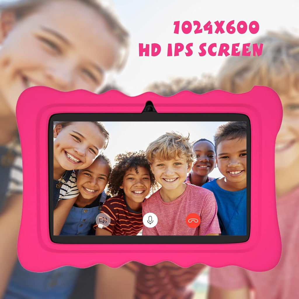 2 Pack Pink Kids Tablet with Kid-Proof Case K3357