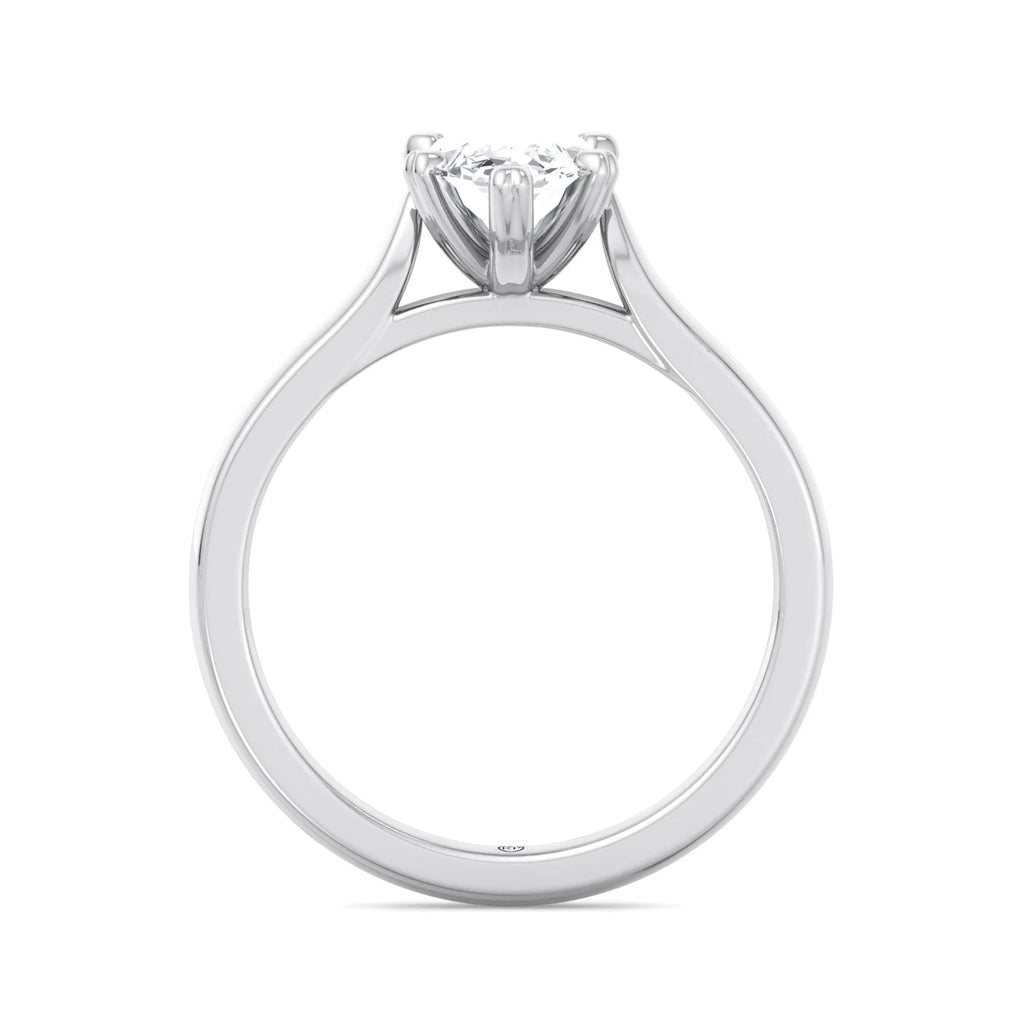 Moissanite Marquise Cut Solitaire Engagement Ring R5941