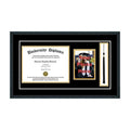 Single Diploma Frame with 5x7 Photo and Double Matting Z624581