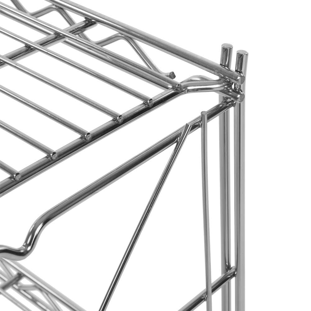 Chrome Shelf Wall Kit O2749