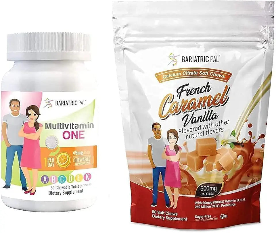 30-Day Bariatric Vitamin Bundle with Iron and Calcium Soft Chews T7344