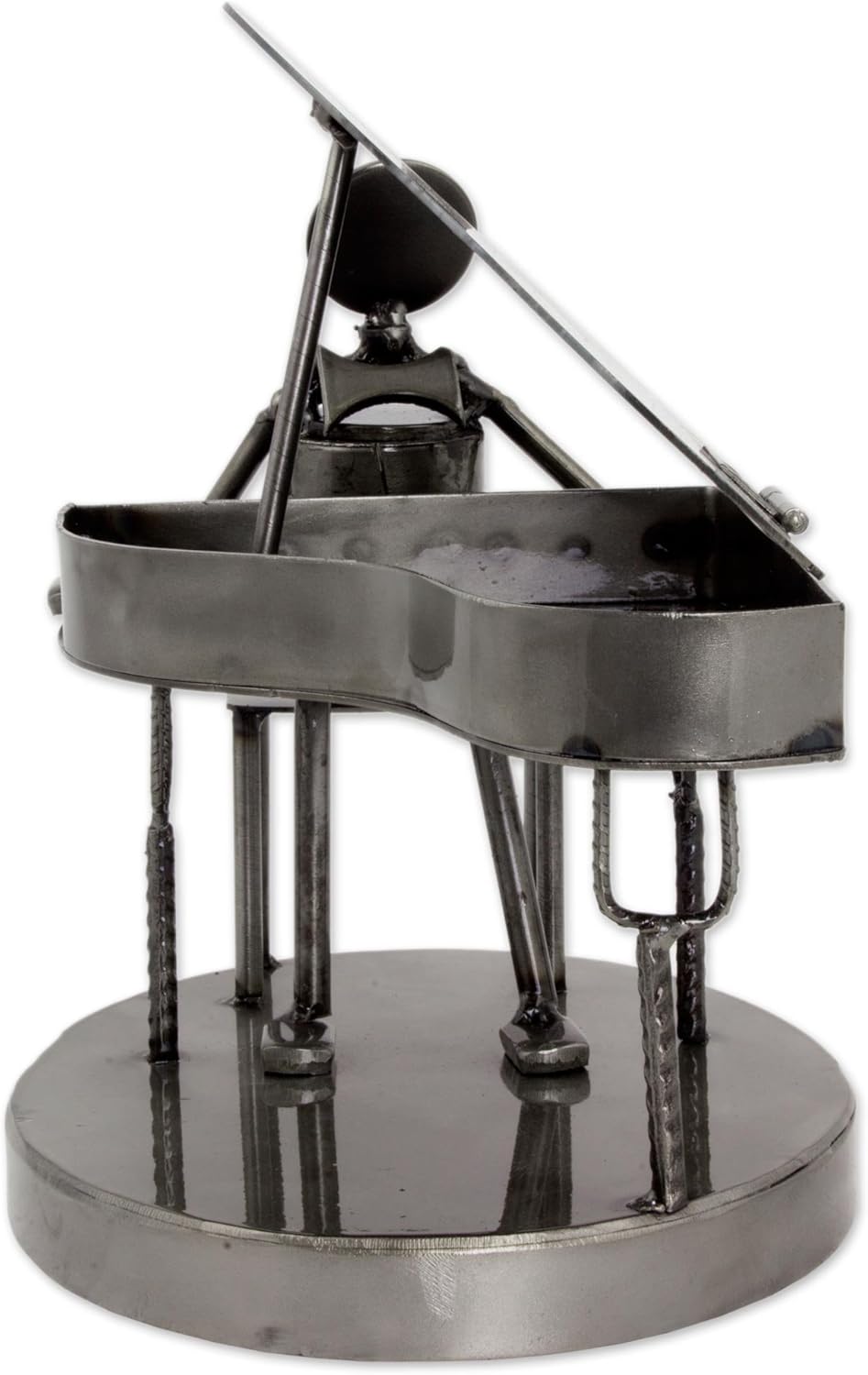 Rustic Recycled Auto Part Sculpture Q805
