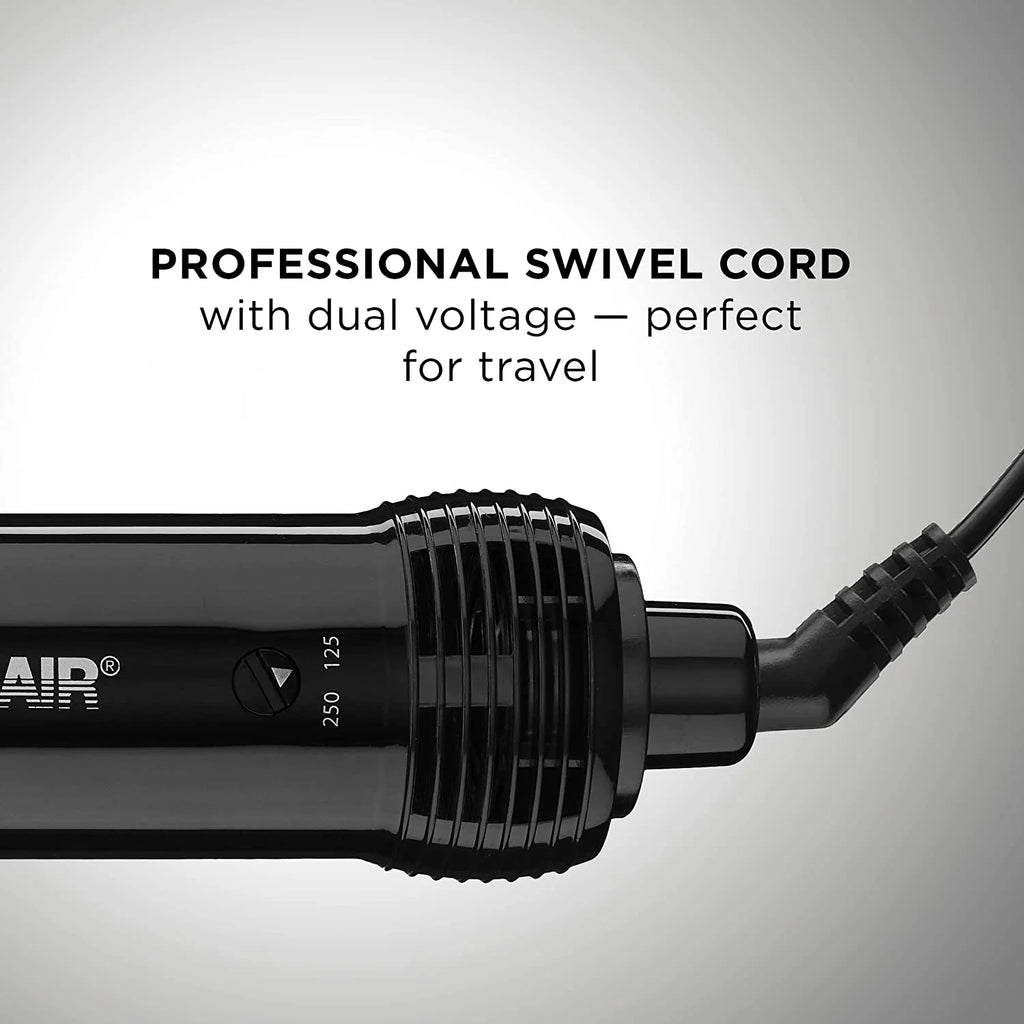 2-in-1 Hot Air Curling Combo with 1.5-inch Curl Brush and 1-inch Aluminum Bristle Brush W718196