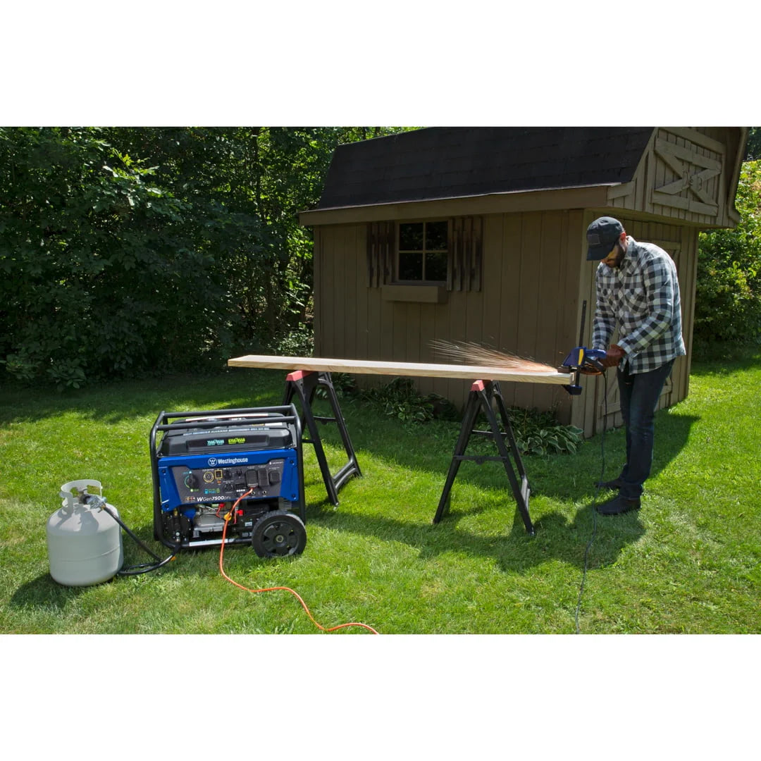 9500 Peak Watt Dual Fuel Portable Generator U2147
